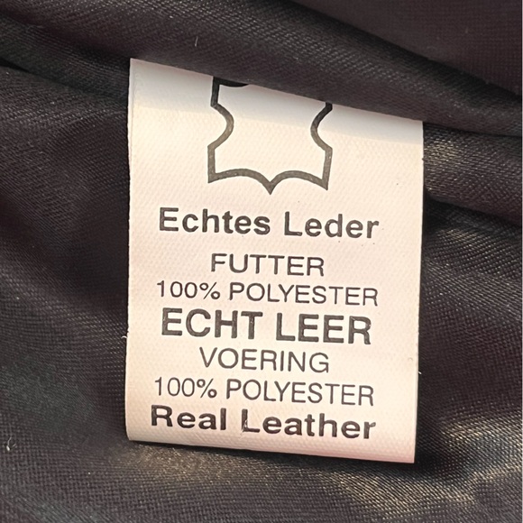 INFINITY Men's Bold Red Lambskin Leather Moto Jacket size S - Picture 7 of 10